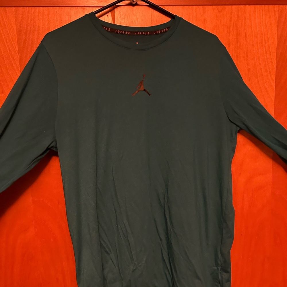 Jordan Forest Green Long Sleeve Tee